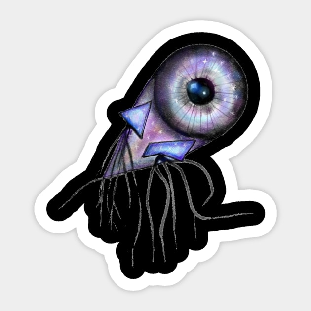 Galaxy Eye Sticker by Jesp6771